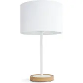 Philips myLiving Limba white Table lamp, Weiß, Holz, Stoff, Metall, Schlafzimmer, Wohnzimmer, Modern, IP20, II