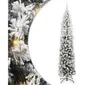 vidaXL Künstlicher Weihnachtsbaum mit 300 LEDs mit Ständer Grün 240 cm