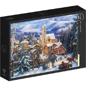 Grafika Puzzle Chuck Pinson - Sledding To Town - 500 Teile Legespiel