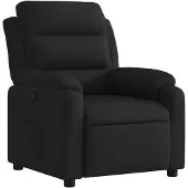 vidaXL Relaxsessel Schwarzer Stoff