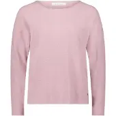 Betty & Co Strickpullover "Strickpullover mit Rundhalsausschnitt", Damen, Gr. 42, rosa (rose melange), Obermaterial: 50% Viskose CV. 27% Polyamid PA. 23% Polyester PES., Pullover Strickpullover