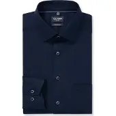 Olymp Langarmhemd "Luxor" modern fit, New-Kentkragen, Businesshemd, verlängerter Arm