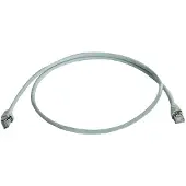 Telegärtner Patchkabel S/FTP, Cat.6A, LSOH, grau, 5 m