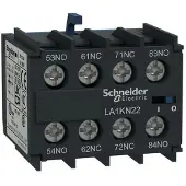 Schneider Electric LA1KN40 Hilfsschalterblock, 4S, Schraubklemmen