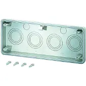 Hensel 2000132 Anbauflansch, 2xM20, 4xM32/40/50 Mi FM 50