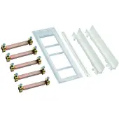 Hager ZM15S Sammelschienenverbinder, universZ, Schrank/Schrank, 5-polig, CU 12x5mm, 250A