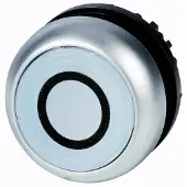 Eaton Power Quality Eaton 216927 Leuchtdrucktaste, RMQ-Titan, flach, tastend, grün, unbeschriftet, Frontring Titan M22-DL-G