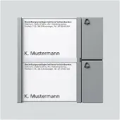 Mobotix TM 612-2-SV, verkabelt, Silber