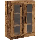 vidaXL Wandschrank Altholz 69,5 x 34 x 90 cm Holzwerkstoff