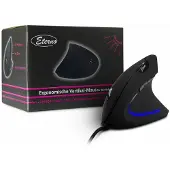 Inter-Tech Eterno KM-206WR Maus - USB 2.0 - Optisch - 6 Taste(n) - 1 - Kabel - 2400 dpi Auflösung - Rechtshändig