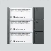 Siedle&Söhne S & Soehne Bus-Tasten-Modul dgr/gli BTM 650-03 DG (200038793-00)