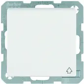 Berker Steckdose SCHUKO mit Klappdeckel u. erh.BS Q.1/Q.3 anthrazit, samt, Typ F, Anthrazit, Thermoplast, IP20, 250 V, 16 A