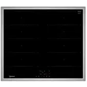 NEFF M66SBX1L0, Schwarz, Integriert, 60 cm, Zonen-Induktionskochfeld, Glaskeramik, 4 Zone(n)