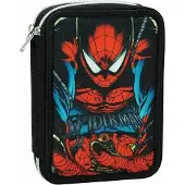 Spiderman Spider-Man Shadow Federmäppchen 2-stöckig gefüllt Marvel Set