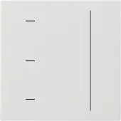 Gira 536527 S3000 Touchaufs. System 55 Reinweiß m