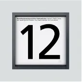 Siedle &Söhne Informations-Modul 12VDC anthrazitgrau IM 612-0 AG