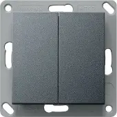 Gira EnOcean Funk Wandsender 2-fach System 55 Anthrazit