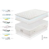 Moonia - Matratze King Premier Multizone - 140X200 cm