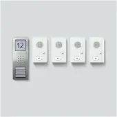 Siedle SSS 210008745-00 Audio-Set Basic 21000874500 SET CAB 850-4 E/W