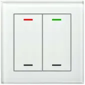 MDT technologies Glastaster II Light 2-fach RGBW, weiß, neutral BE-GTL20W.01