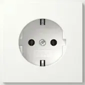 Gira SCHUKO-Steckdose (IP20) TX_44 Reinweiß