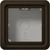 JUNG JG CD 581 A br Aufputz-Kappe 1f mit Rahmen