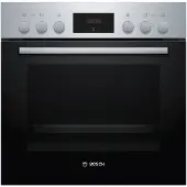 Bosch HEF133BS1 Einbau-Backofen mit 3D-Heißluft, 60 cm