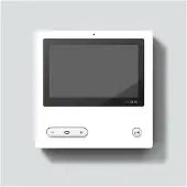 Siedle BVPC 850-0 W, 17,8 cm (7"), Tasten, Weiß, Berührung, Drinnen, 4 GB