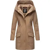 MARIKOO Damen Softshelljacke – Mayleen, wasserabweisend mit Kapuze