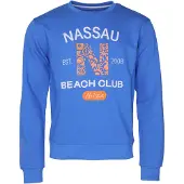 Nassau Beach Sweatshirt "Sweatshirt NB22010", Herren, Gr. XXL, schwarz (tiefblau), Obermaterial: 60% Baumwolle CO. 40% Polyester COOLMAX PES(Coolmax)., Sweatshirts Sweatshirt