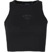Nassau Beach T-Shirt "short tanktop NB231034", Damen, Gr. XL, schwarz, Obermaterial: 100% Baumwolle CO., Shirts T-Shirt