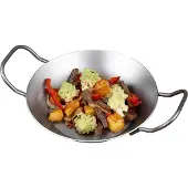CHG Serve PAN 3433 Bratpfanne, 20 cm max. Durchmesser, Gusseisen/Gussaluminium, Induktionsherd-geeignet