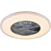 TRIO LED-Deckenventilator Harstad, Kristallrahmen