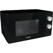 Gorenje M20XYZ MO20E1B ESSENTIAL LINE, Arbeitsplatte, Solo-Mikrowelle, 20 l, 800 W, Tasten, Schwarz