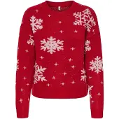 ONLY Pullover XMAS ROLFA Strickpullover R-Neck