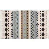 Wenko Badematte "Bere", schwarz (creme, hellblau, schwarz), H:7mm, Badematten, Badematte, BxL: 50 x 80 cm