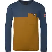 TROLLKIDS - Kid's Bergen Longsleeve - Longsleeve Gr 98 blau/braun
