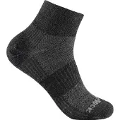Wrightsock - Coolmesh II Merino Quarter - Multifunktionssocken Gr 34-37 schwarz