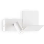 Ideal Lux Moderne Wandleuchte Komodo-1 Metall Weiß Led 4,5W 3000K Warmes Licht