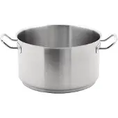 Vogue Edelstahl Kochtopf 9,5L 28cm, Induktionsgeeignet, für Großküche, Spülmaschinenfest