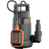 Black & Decker BLACK+DECKER BXUP250PCE Tauchpumpe für Klarwasser (250 W, max. Förderleistung 6000 l/h, max. Förderhöhe 6 m)