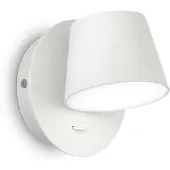 Ideal Lux Gim LED-Wandlampe Kopf verstellbar weiß