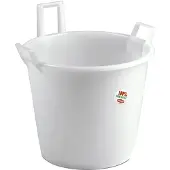 Stefanplast Mastello Casalingo, 3 Griffe, Durchmesser 50 cm, 45 Liter, neutral