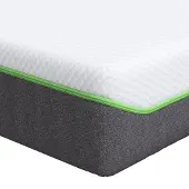 vidaXL Matratze Mittelweich 140 x 190 cm Weiß und Grau