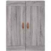 vidaXL Highboard Grau Sonoma 69,5x34x180 cm Holzwerkstoff