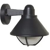BOWI Wandleuchte Außen Edina IP44 schwarz E27