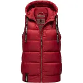 NAVAHOO Steppweste "Steppweste Kassidy", Damen, Gr. XS, rot (blood rot), Obermaterial: 100% Nylon NY. Futter: 100% Polyester PES. 100% Polyester PES., Westen Steppweste
