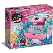 Clementoni Kreativset "Crazy Chic, Nail-Art Tasche für unterwegs", pink (bunt), Kreativsets, Kinder, Kunststoff, Kreativset