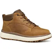 Geox Winterboots "U GRANITO + GRIP", Herren, Gr. 41, Warmfutter, braun (ockerfarben), Leder, Textil, Schuhe Winterboots, Schnürboots mit Warmfutter, Größenschablone zum Download