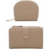 Gallantry Paris Gallantry, Geschenkset: Geldbörse und Kartenetui für Damen, Beige